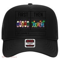 First Teach Then Beach I Am Earning A Summer Break Teacher Hat thumb 0
