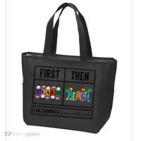 First Teach Then Beach I Am Earning A Summer Break Teacher Tote Bag thumb 3