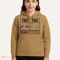 First Teach Then Beach I Am Earning A Summer Break Teacher Hoodie thumb 5