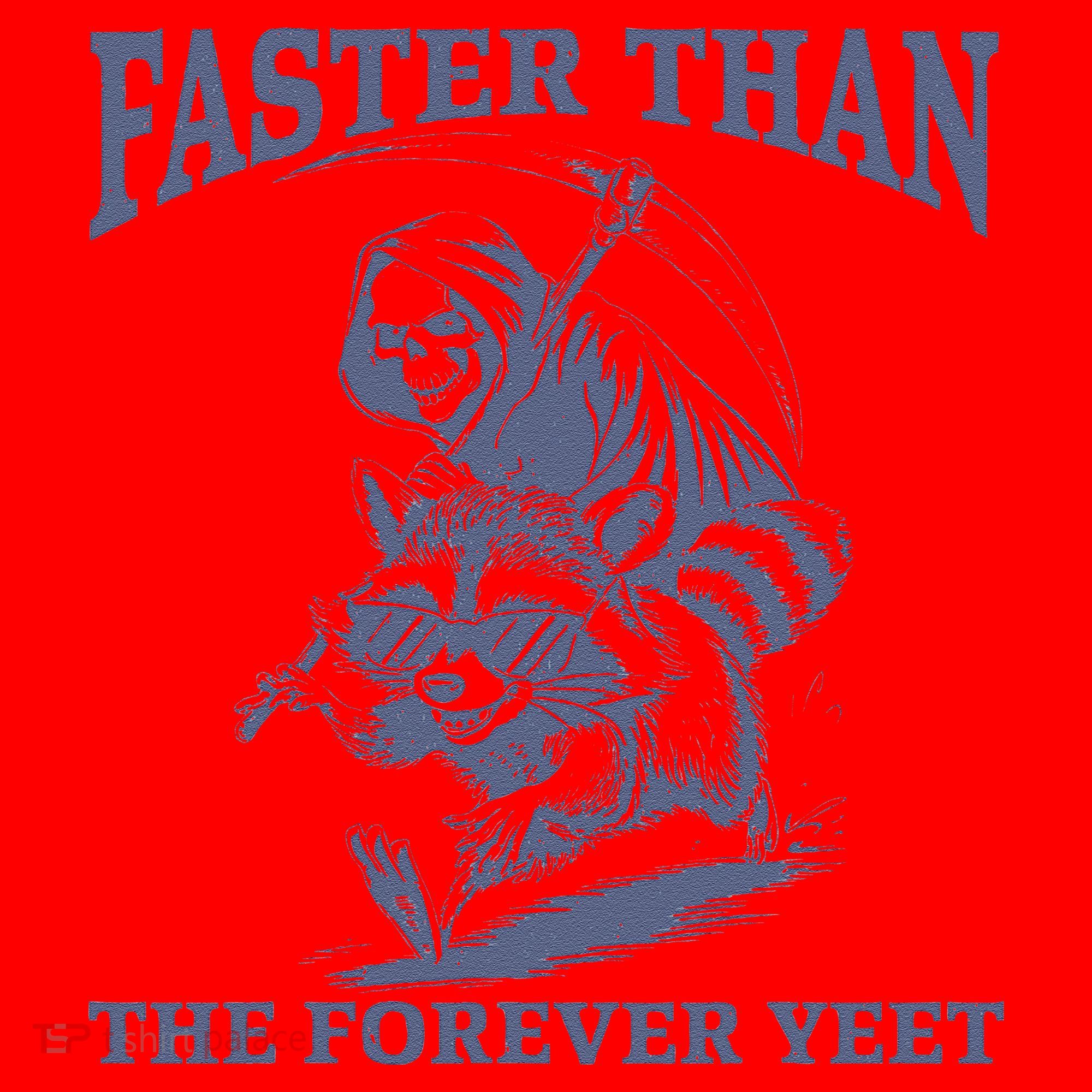 Faster Than The Forever Yeet Run Away Faster Funny Saying Gift Santa Hat