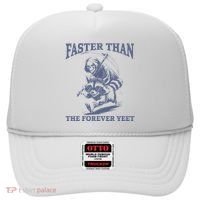Faster Than The Forever Yeet Run Away Faster Funny Saying Gift Hat thumb 0