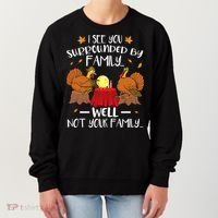 Funny Turkey Thanksgiving Women's Sweatshirt thumb 0