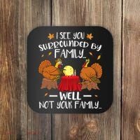 Funny Turkey Thanksgiving Coaster thumb 0
