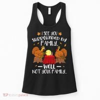 Funny Turkey Thanksgiving Women's Tank Top thumb 0