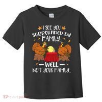 Funny Turkey Thanksgiving Toddler T-Shirt thumb 0