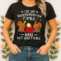 Funny Turkey Thanksgiving Women's T-Shirt thumb 2