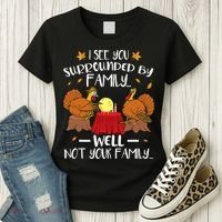 Funny Turkey Thanksgiving Women's T-Shirt thumb 3