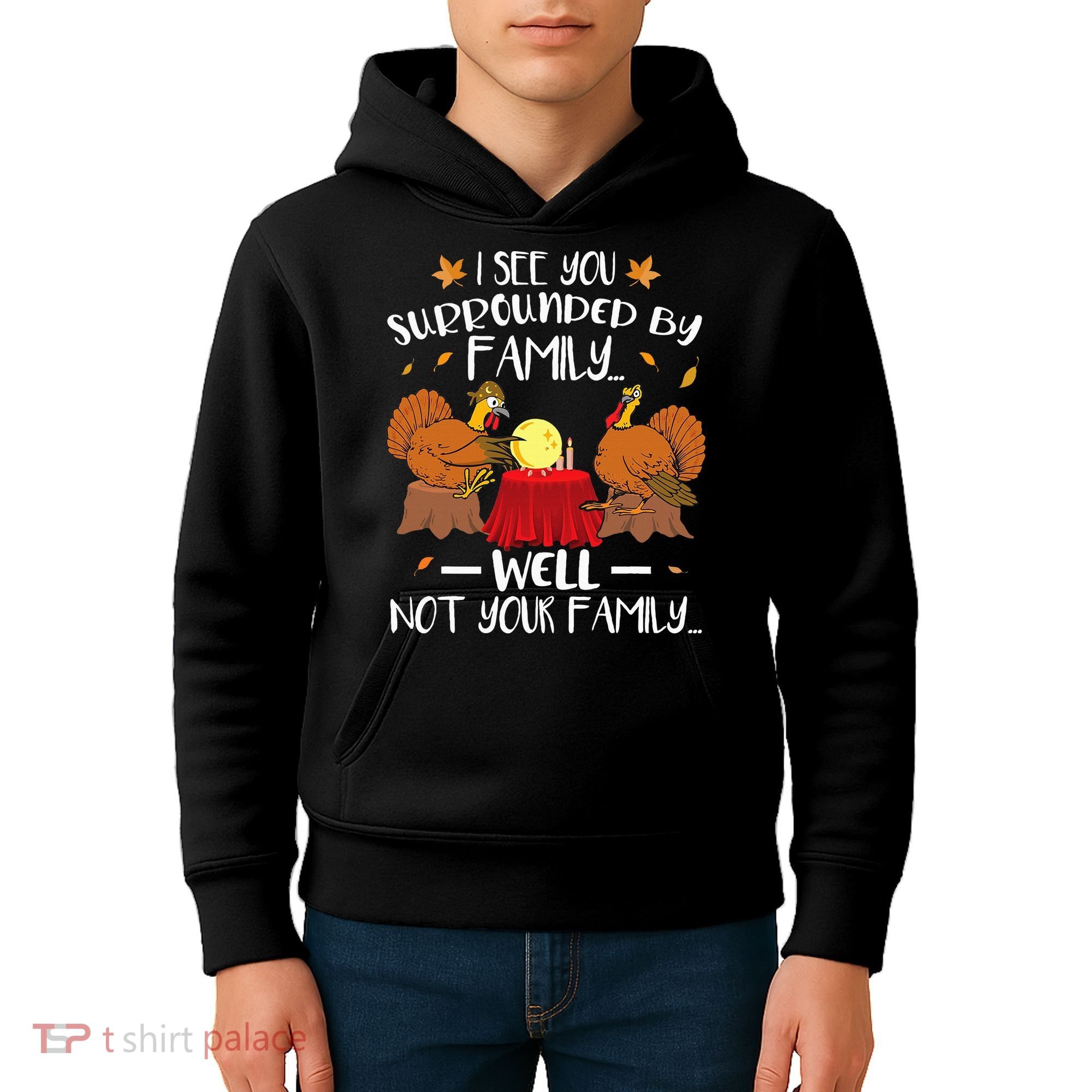 Funny Turkey Thanksgiving Kids Hoodie