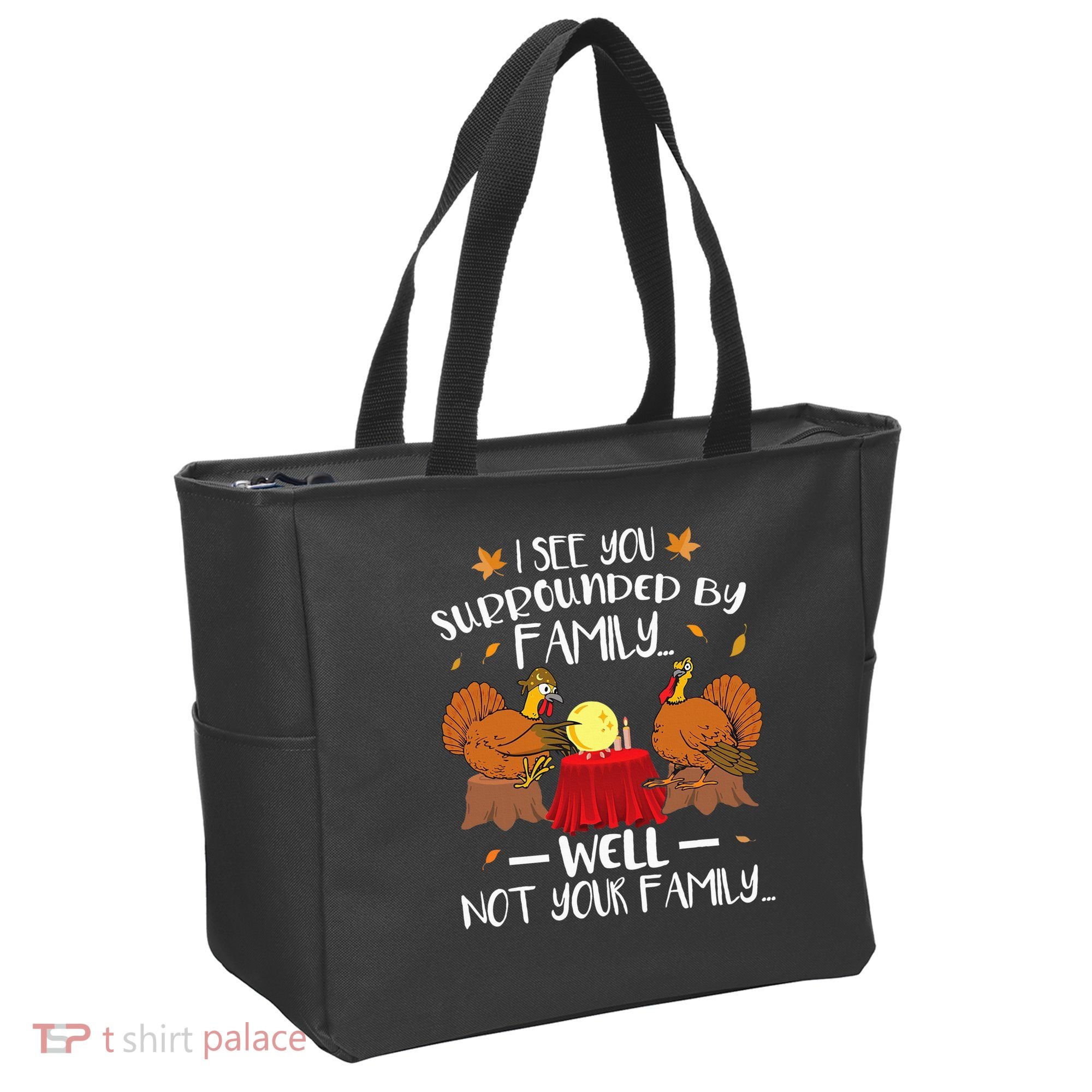 Funny Turkey Thanksgiving Tote Bag
