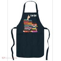 Funny Thumbs Up I'm Ok Book Lover Apron thumb 0