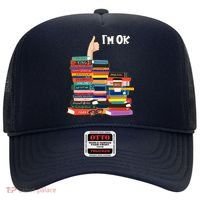 Funny Thumbs Up I'm Ok Book Lover Hat thumb 0