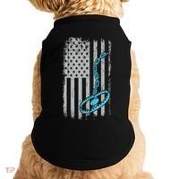 Fur Trapper US American Flag Cool Outdoor Trapping Gear  Doggie Tank thumb 0