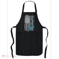 Fur Trapper US American Flag Cool Outdoor Trapping Gear  Apron thumb 0