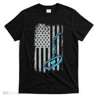 Fur Trapper US American Flag Cool Outdoor Trapping Gear  T-Shirt thumb 0