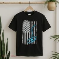 Fur Trapper US American Flag Cool Outdoor Trapping Gear  T-Shirt thumb 2