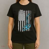 Fur Trapper US American Flag Cool Outdoor Trapping Gear  T-Shirt thumb 4