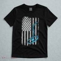 Fur Trapper US American Flag Cool Outdoor Trapping Gear  T-Shirt thumb 5