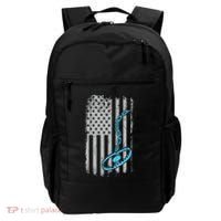 Fur Trapper US American Flag Cool Outdoor Trapping Gear  Backpack thumb 0