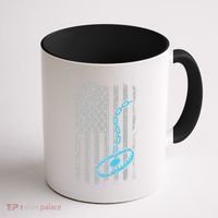 Fur Trapper US American Flag Cool Outdoor Trapping Gear  Coffee Mug thumb 1