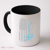 Fur Trapper US American Flag Cool Outdoor Trapping Gear  Coffee Mug thumb 0