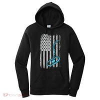 Fur Trapper US American Flag Cool Outdoor Trapping Gear  Women's Hoodie thumb 0