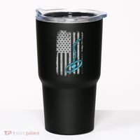 Fur Trapper US American Flag Cool Outdoor Trapping Gear  Tumbler thumb 0
