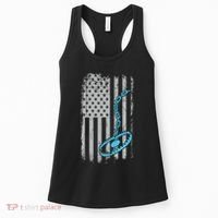 Fur Trapper US American Flag Cool Outdoor Trapping Gear  Women's Tank Top thumb 0