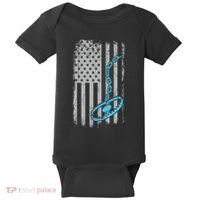 Fur Trapper US American Flag Cool Outdoor Trapping Gear  Baby Bodysuit thumb 0