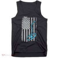 Fur Trapper US American Flag Cool Outdoor Trapping Gear  Tank Top thumb 0