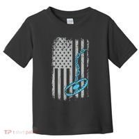 Fur Trapper US American Flag Cool Outdoor Trapping Gear  Toddler T-Shirt thumb 0