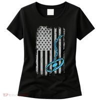Fur Trapper US American Flag Cool Outdoor Trapping Gear  Women's T-Shirt thumb 0