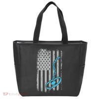 Fur Trapper US American Flag Cool Outdoor Trapping Gear  Tote Bag thumb 0
