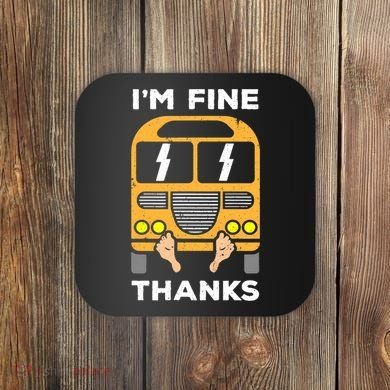 Funny Thrown Under The Bus Coaster