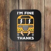 Funny Thrown Under The Bus Coaster thumb 0