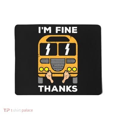 Funny Thrown Under The Bus Mousepad