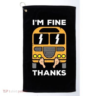 Funny Thrown Under The Bus Golf Towel