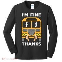 Funny Thrown Under The Bus Kids Long Sleeve Shirt thumb 0