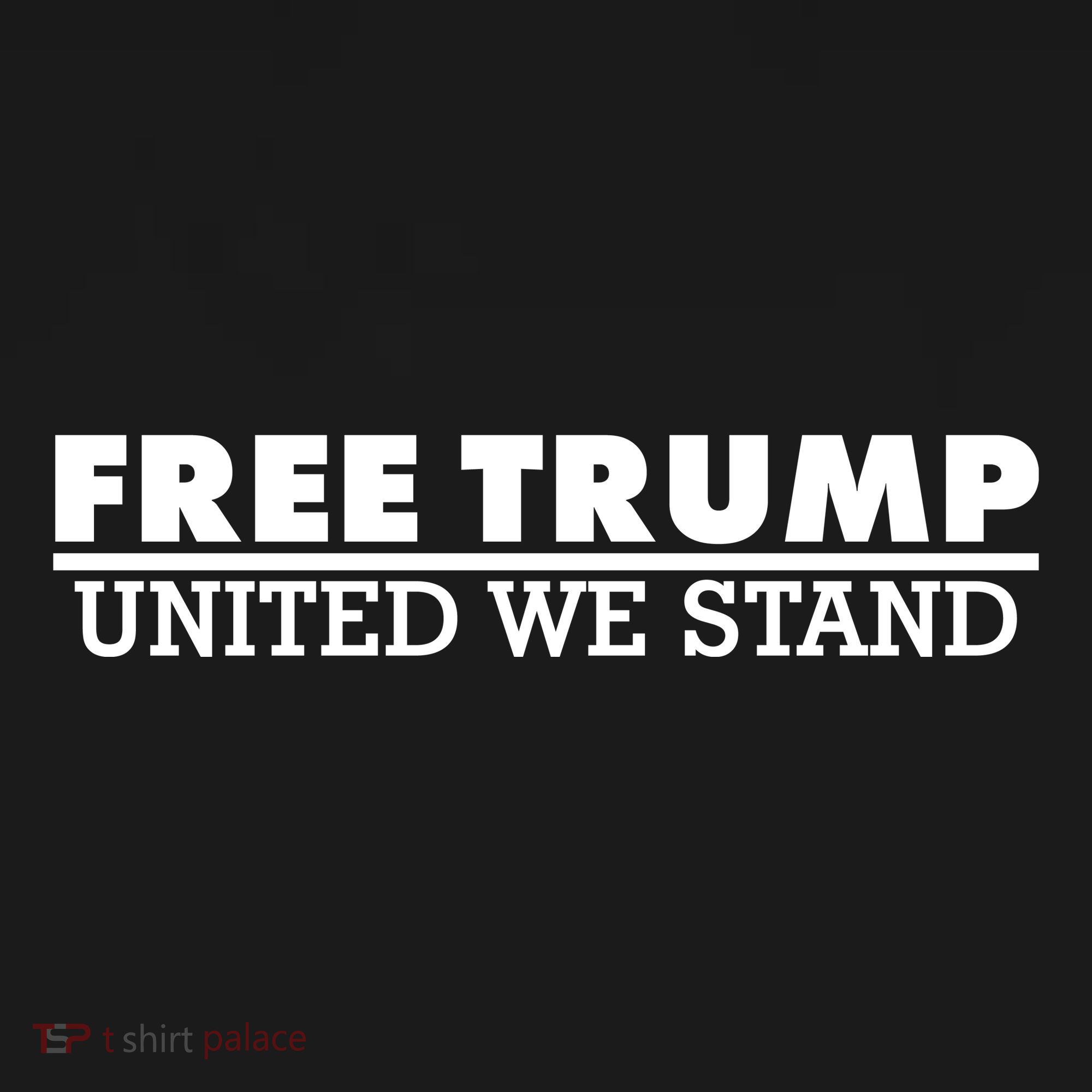 Free Donald Trump United We Stand Supporter Women's Hoodie