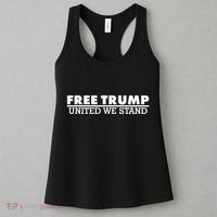 Free Donald Trump United We Stand Supporter Women's Tank Top thumb 3