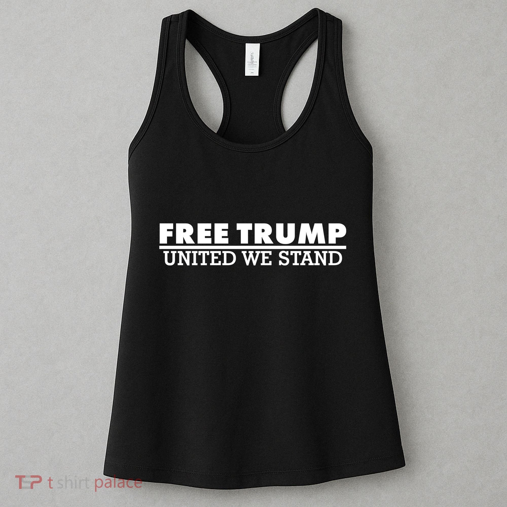 Free Donald Trump United We Stand Supporter Women's Tank Top