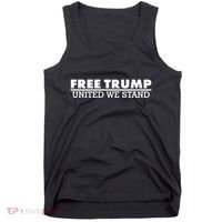 Free Donald Trump United We Stand Supporter Tank Top thumb 0