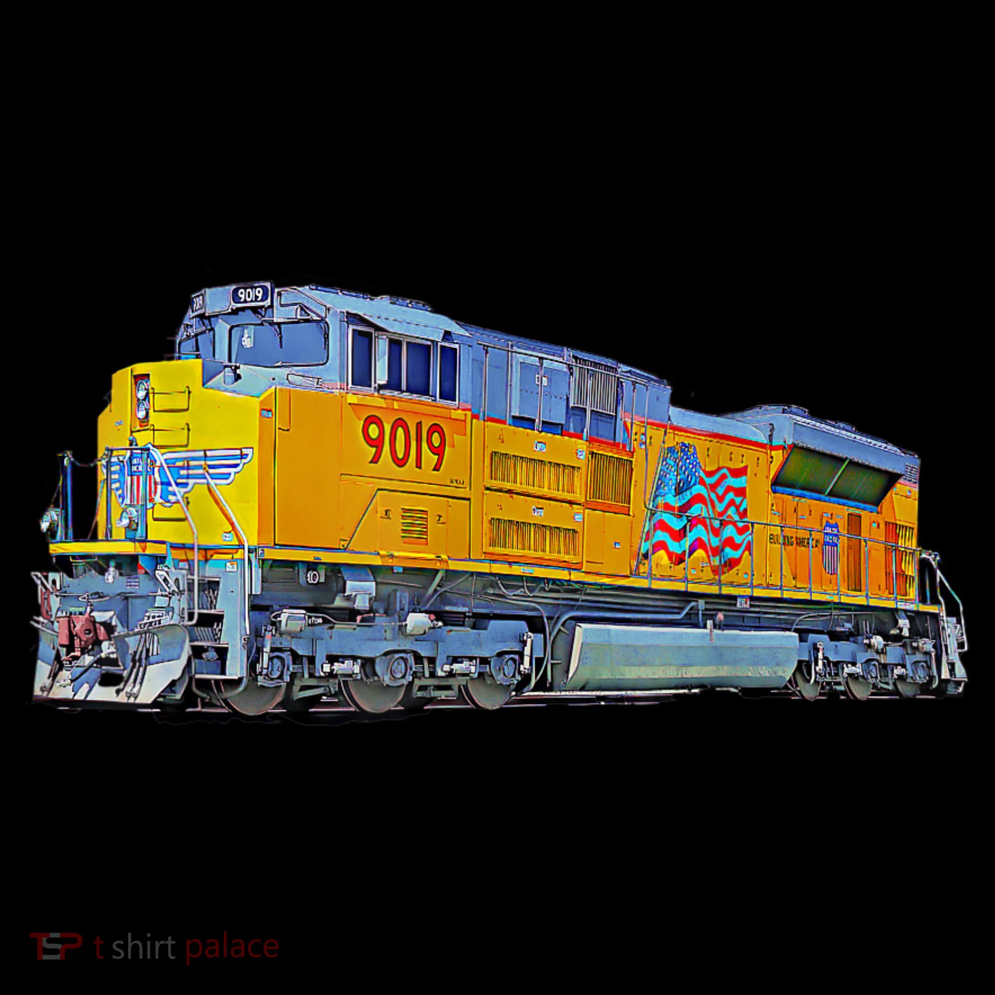 Freight Train Union Pacific Engine Coffee Mug