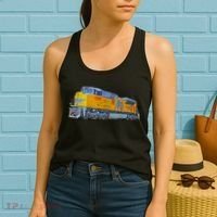 Freight Train Union Pacific Engine Women's Tank Top thumb 2