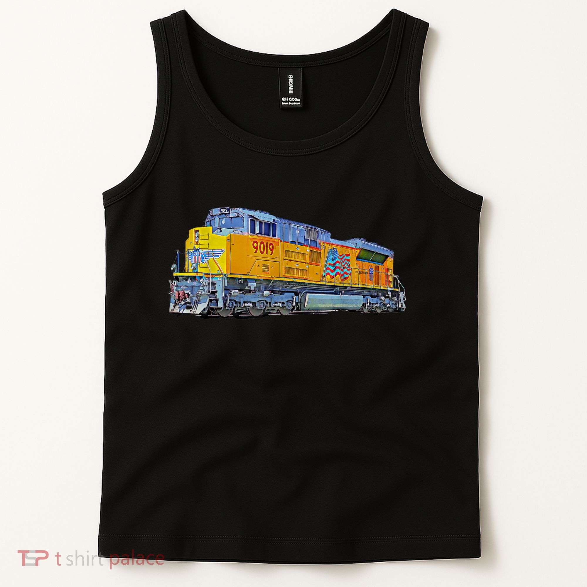 Freight Train Union Pacific Engine Tank Top