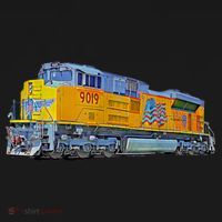 Freight Train Union Pacific Engine Tank Top thumb 6