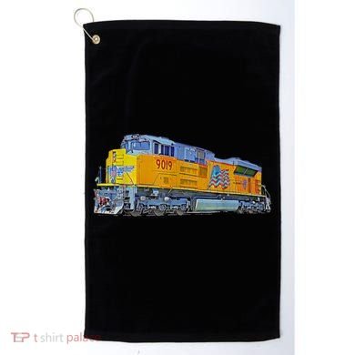 Freight Train Union Pacific Engine Golf Towel
