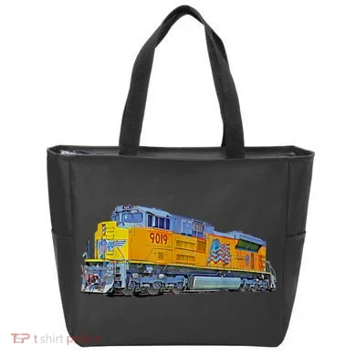 Freight Train Union Pacific Engine Tote Bag