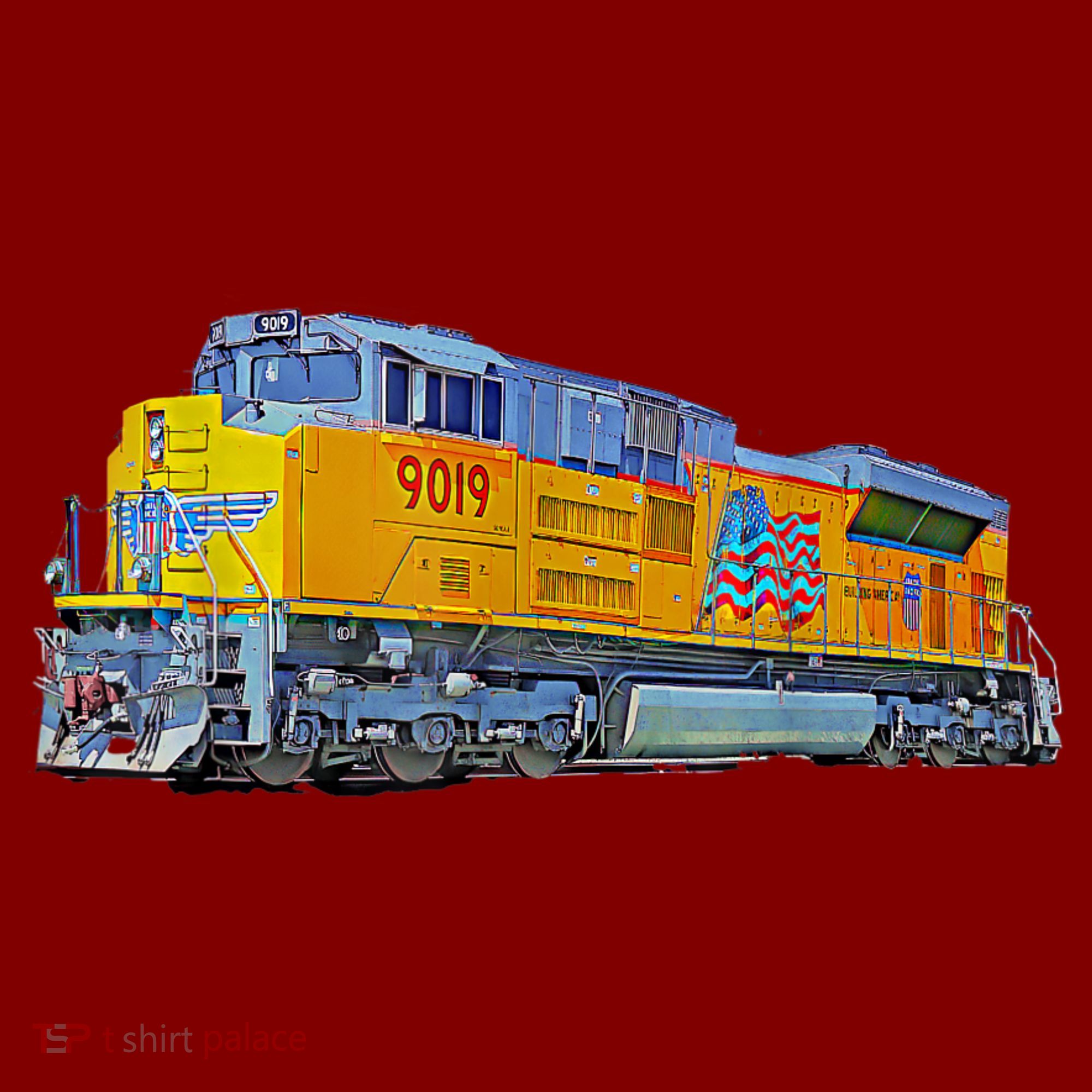Freight Train Union Pacific Engine Hoodie