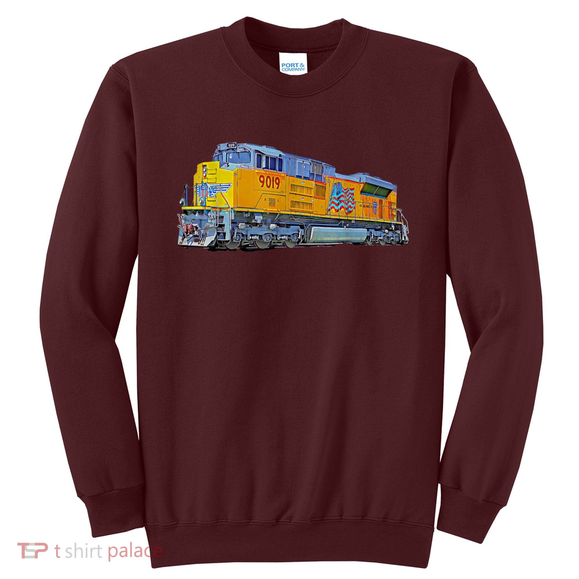 Freight Train Union Pacific Engine Sweatshirt