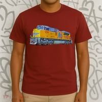 Freight Train Union Pacific Engine T-Shirt thumb 3
